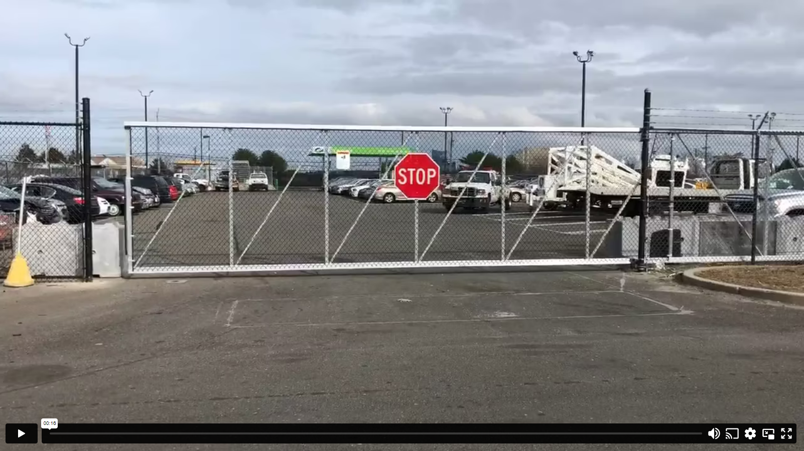 Commercial Sliding Fence Video #9